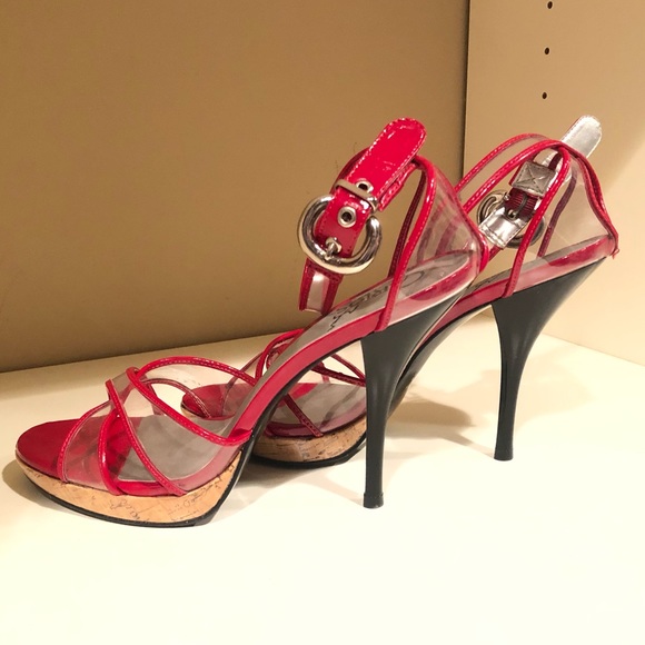 Carlos Santana Rosso Red Ankle Strap Sandal - Picture 3 of 7